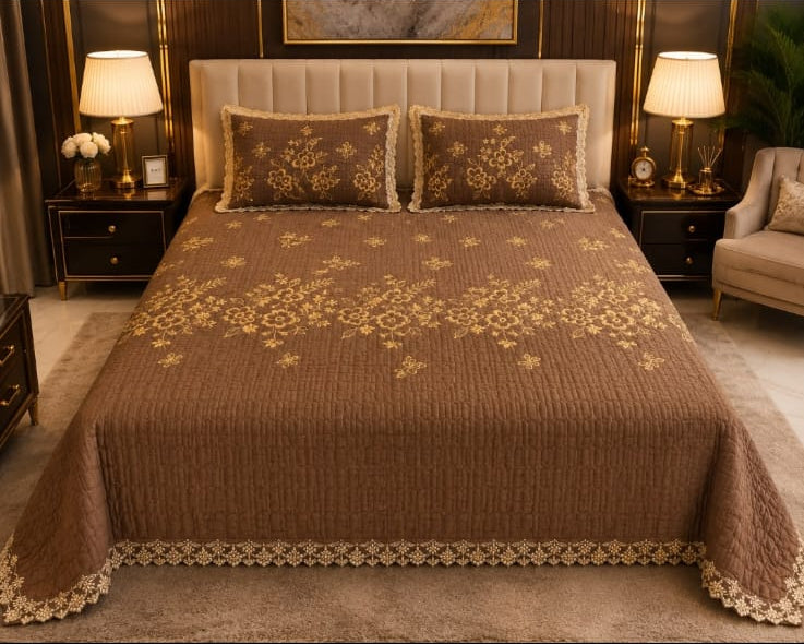 Embroidery Cotton Bedsheet