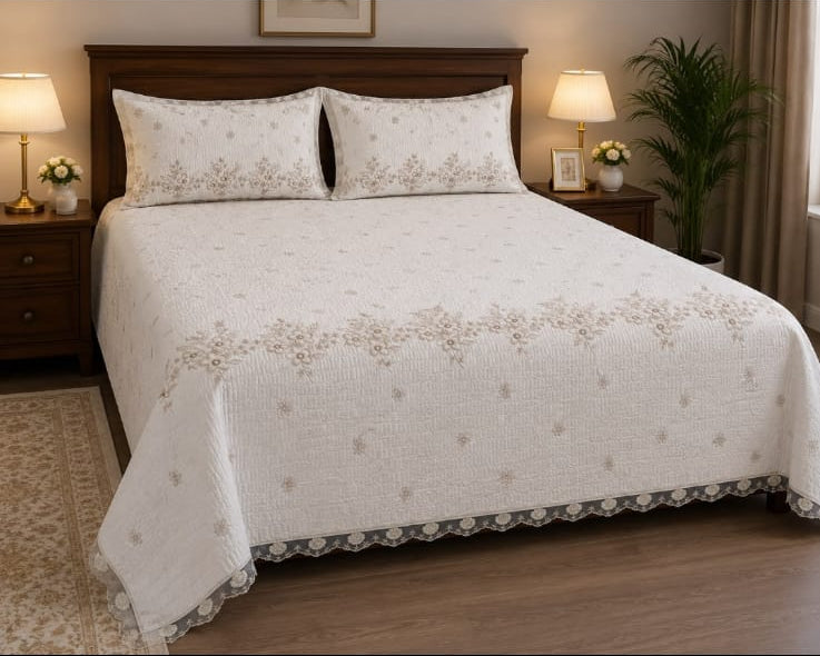 Embroidery Cotton Bedsheet